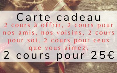 Carte cadeau Noël 2025